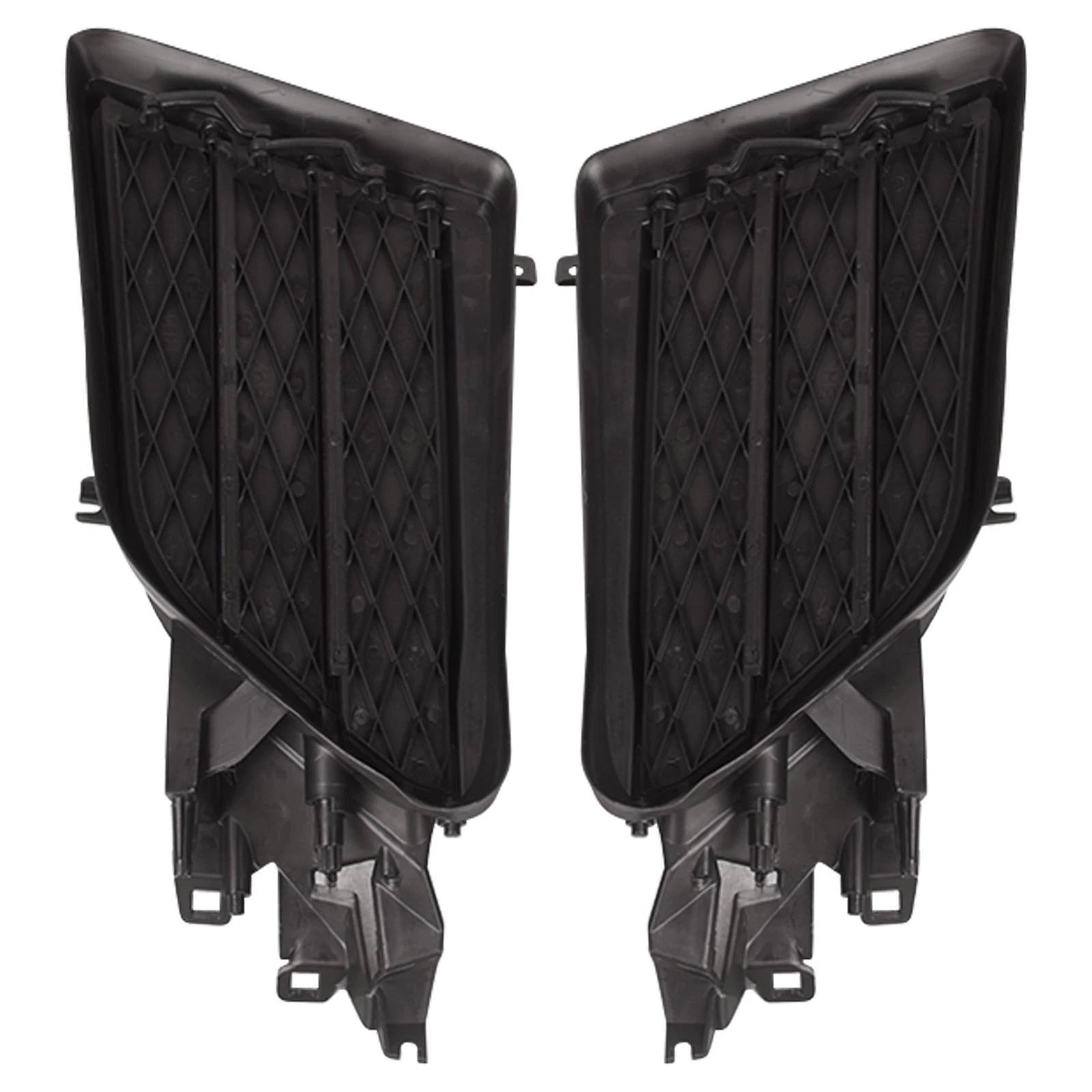 Pair Front Fog Light Frames for Tesla Model S (2012-2023)