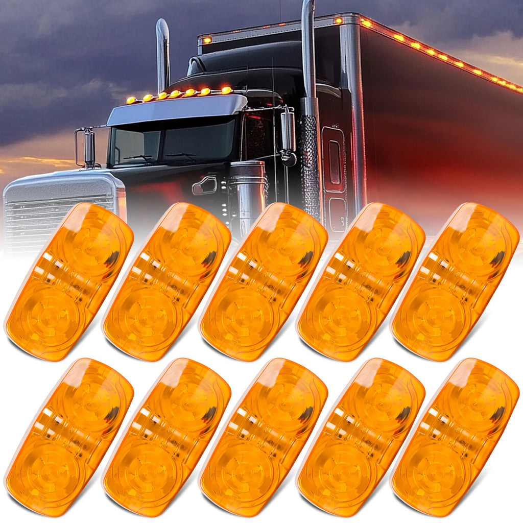 10X LED Amber Marker Lights for Trailer (Universal)