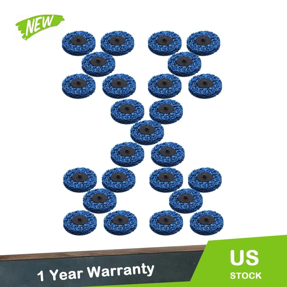 Set of 25 Quick Change 3 Inch Strip & Clean Discs for Automotive Use