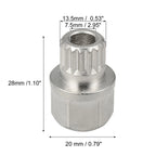 Anti Theft Wheel Lock Lug Nut Screw Removal Key for BMW (32/16PT)