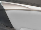Front Insert Door Panel for Honda Civic Sedan (2012–2015) Gray Leather Synthetic