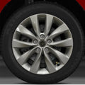 17x7 Factory Wheel (Medium Silver Full Face) for 2016 Kia Optima