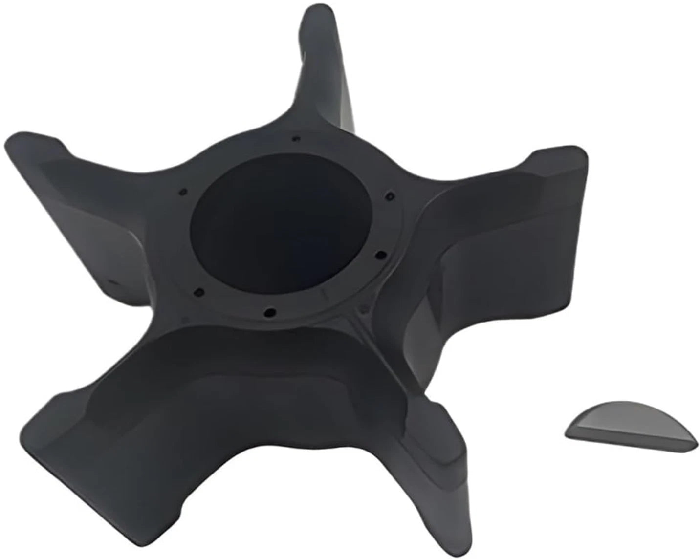 Water Pump Impeller with Key for Suzuki 4 Stroke 2.5 HP Outboard (17461-97J00)