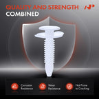 50Pcs Nylon Cowl Trim Panel Retainer Fasteners for Honda