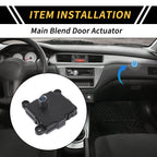 HVAC Air Door Actuator Heater Blend for Dodge Ram 1500 (1999–2001) No.604018