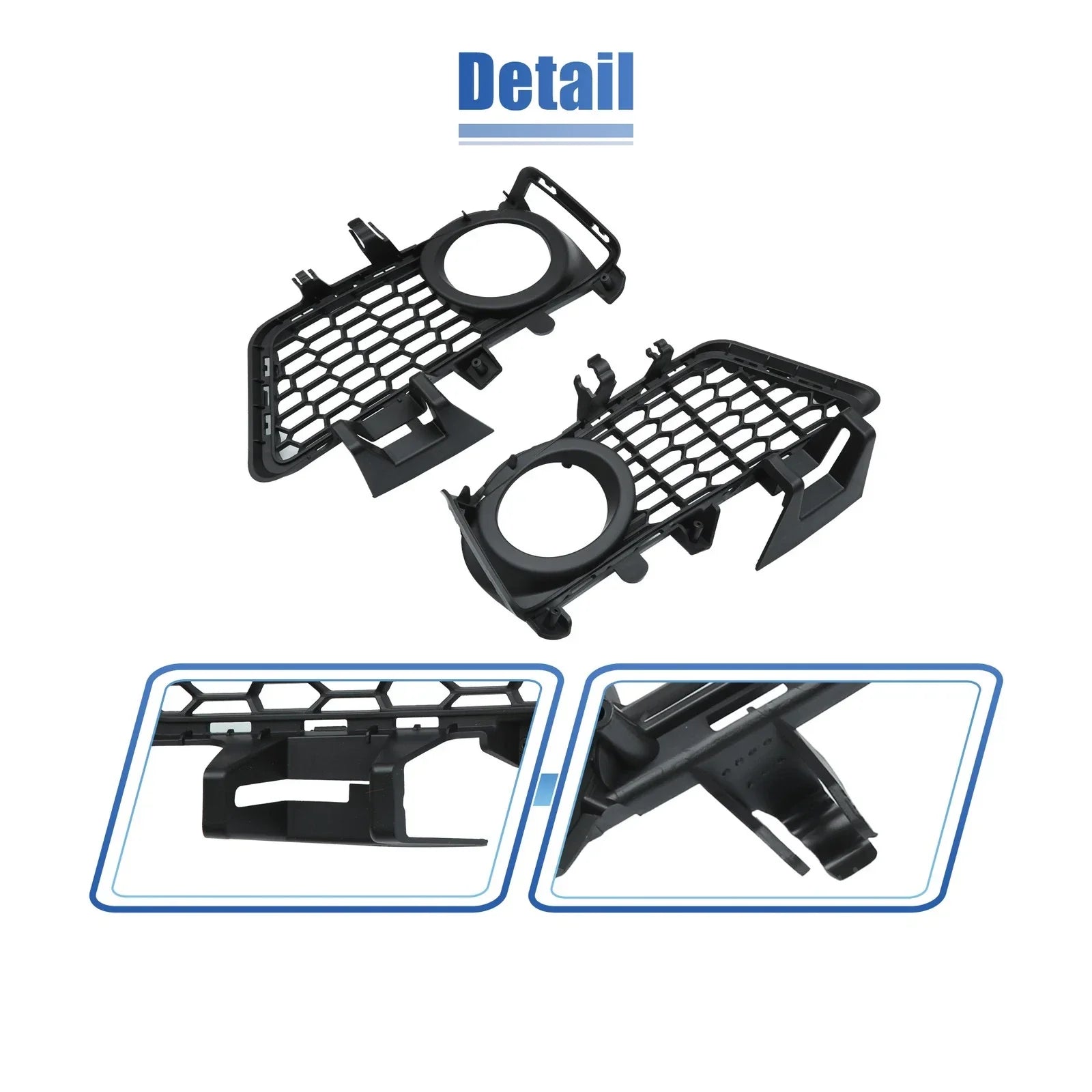 1 Pair Car Fog Light Grille Cover for BMW 3 SERIES