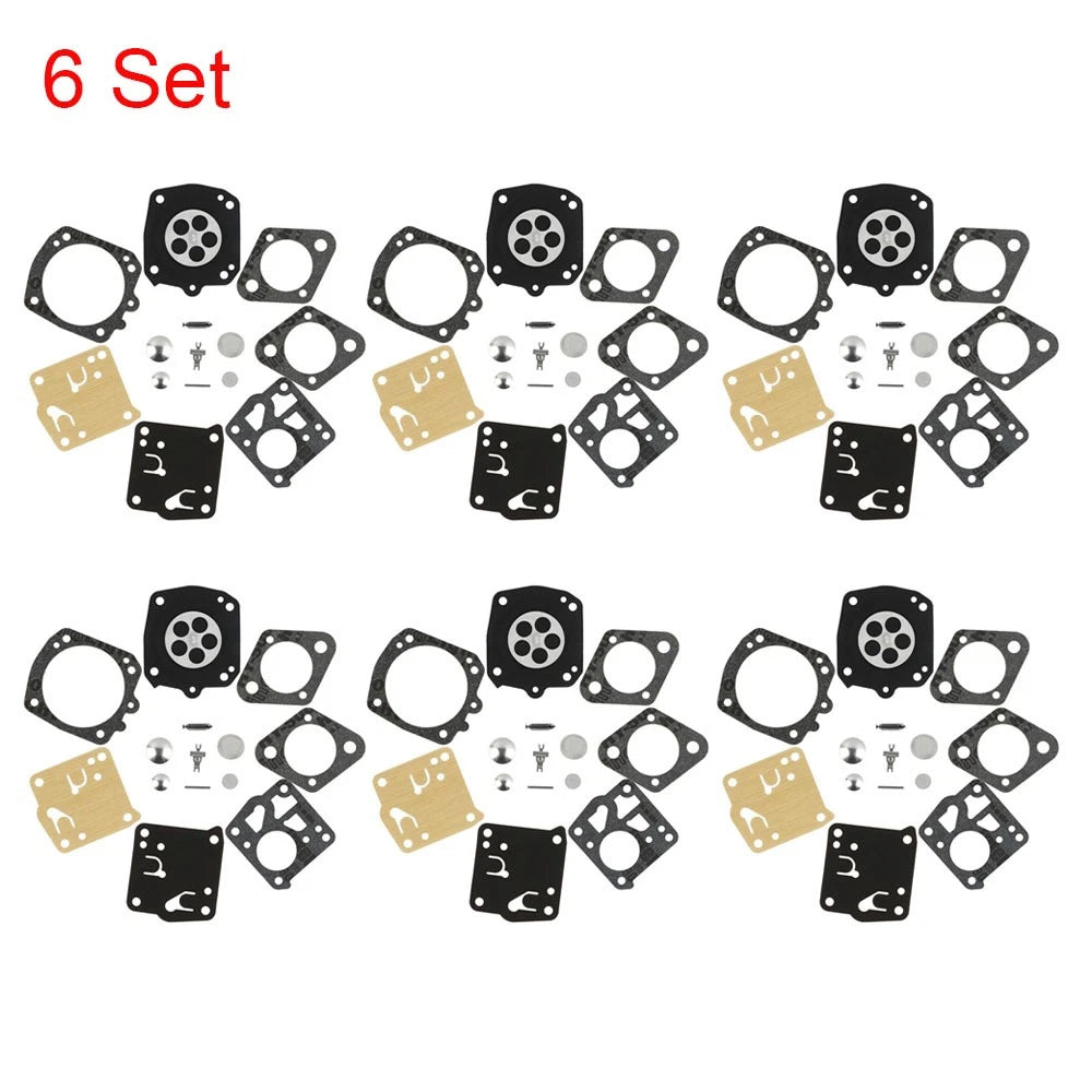 6X Carburetor Repair Kit for Tillotson RK-23HS RK-17HS (Homelite, Stihl, Husqvarna)