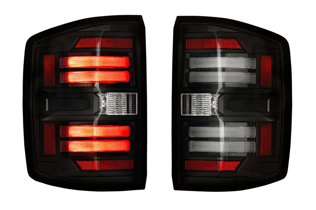 LED Tail Lights Smoked Lens for 2014-2018 Chevy Silverado 1500