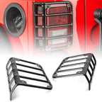 Rear Steel Taillight Cover Protector for Jeep Wrangler Unlimited (2007–2017)