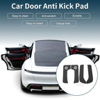 2X Car Door Anti Kick Pad Sticker Protector for Nissan NV200 (2000–2020) Black