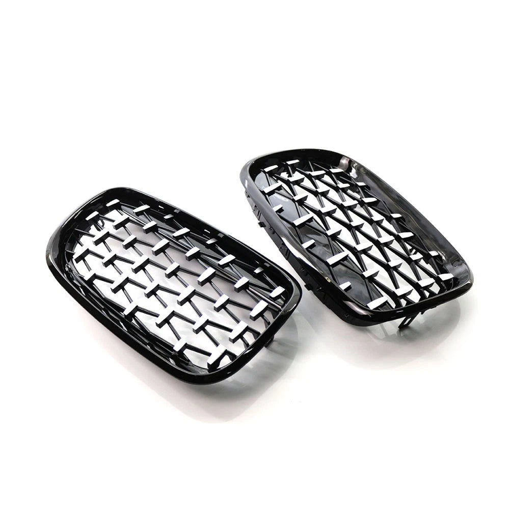 Front Bumper Kidney Grill Diamond Grille for BMW X5 E70, X6 E71 (2007–2013)