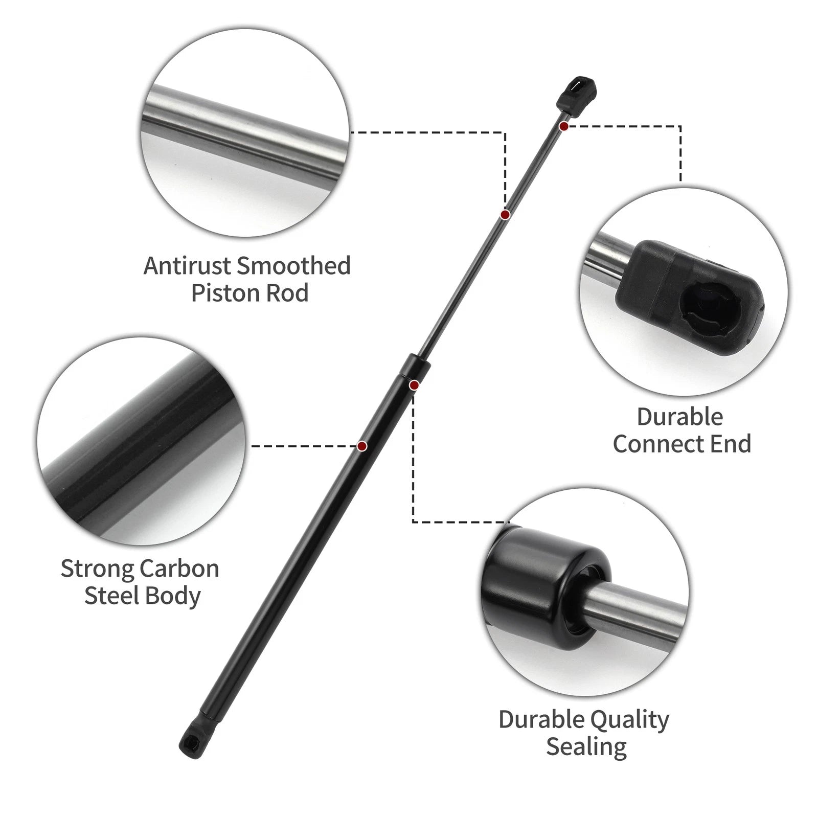 2Pcs Rear Hatch Lift Supports Struts for Kia Sorento (2016–2019)