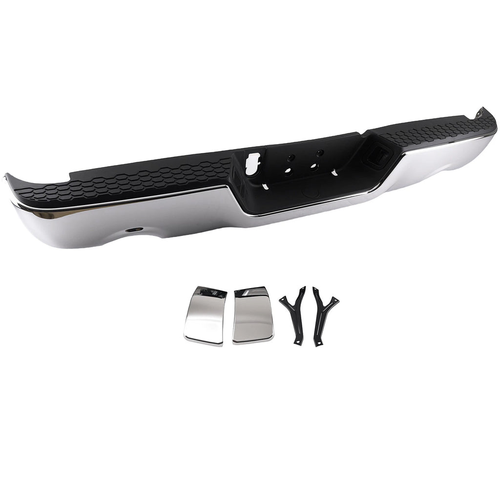 Rear Bumper Assembly Chrome for Dodge Ram 1500 (2009–2018) 55078094AD 55078095AD