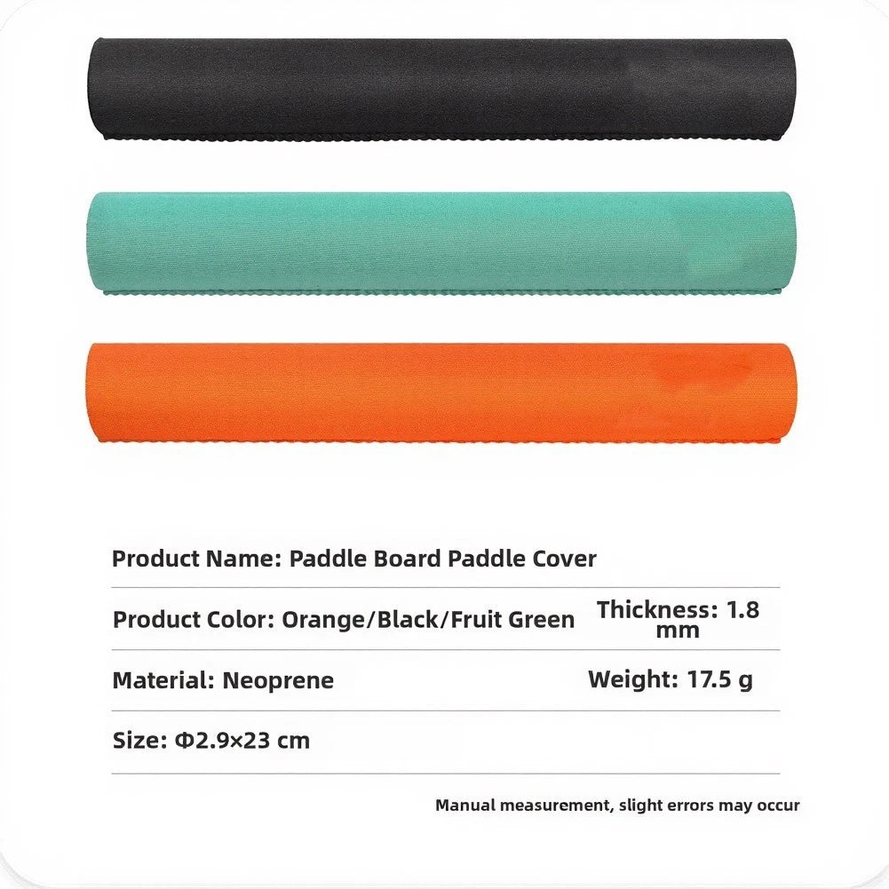 Set of 2 Kayak Paddle Grip Covers 9.4 x 1.8 x 0.2 in Standard Fit