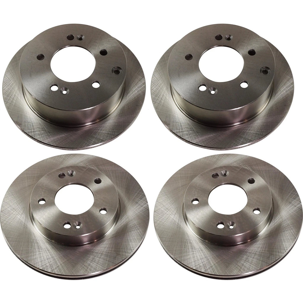 Front and Rear Disc Brake Rotors for Kia Soul (2010–2011)