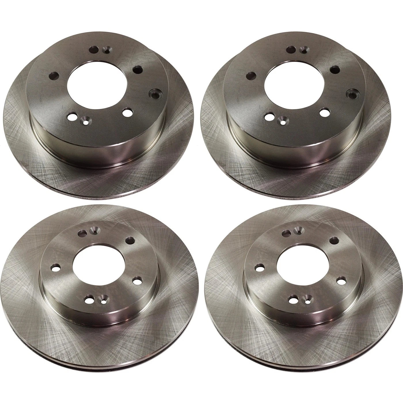 Front and Rear Disc Brake Rotors for Kia Soul (2010–2011)