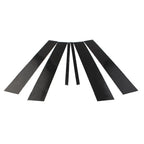 Set of 6 Exterior Door Window B Pillar Post Cover Trim for Alfa Romeo Giulia (2017–2021)