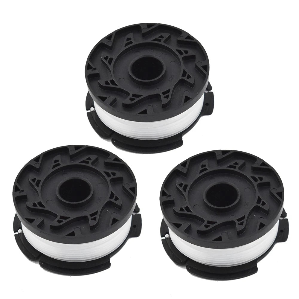 Set of 3 Replacement Trimmer Spools for BLACK+DECKER GH600