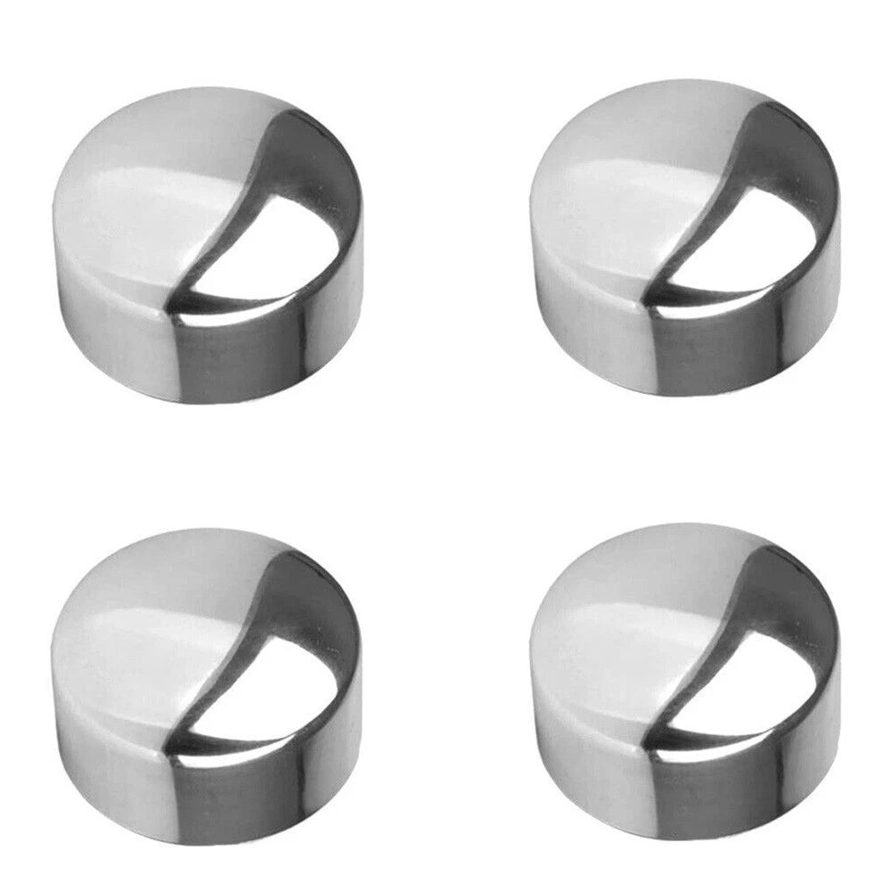 Set of 4 PVC Staircase Handrail End Cap Covering Tube Edges 45mm
