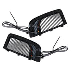 LED Running Light Turn Signal Fairing Lower Grills for Electra Glide Road Glide