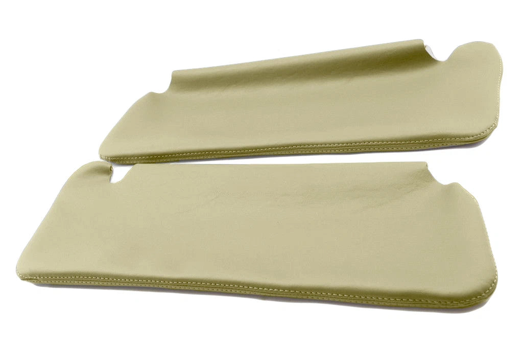 Leather Synthetic Sunvisor Covers for Chevrolet Tahoe Suburban (1995–1999) Beige