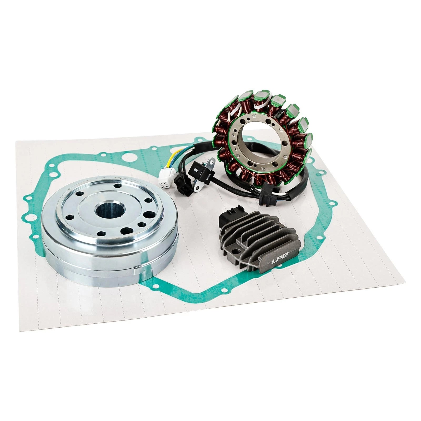Flywheel Rotor Stator Regulator & Gasket for Suzuki Eiger 400 (2002–2007)