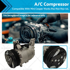 A/C Compressor with Pulley for Mini Cooper R50 R52 R53 (2001–2008)