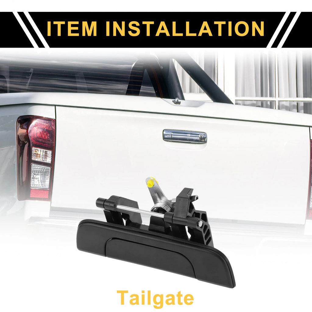 Liftgate Latch Tailgate Handle for Toyota Tacoma (1995–2004) No. 6909035010 Black