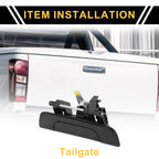 Liftgate Latch Tailgate Handle for Toyota Tacoma (1995–2004) No. 6909035010 Black