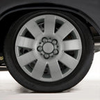 Set of Four 15" Silver Hubcap Wheel Covers for 2000-03 Toyota Corolla (Push-on)