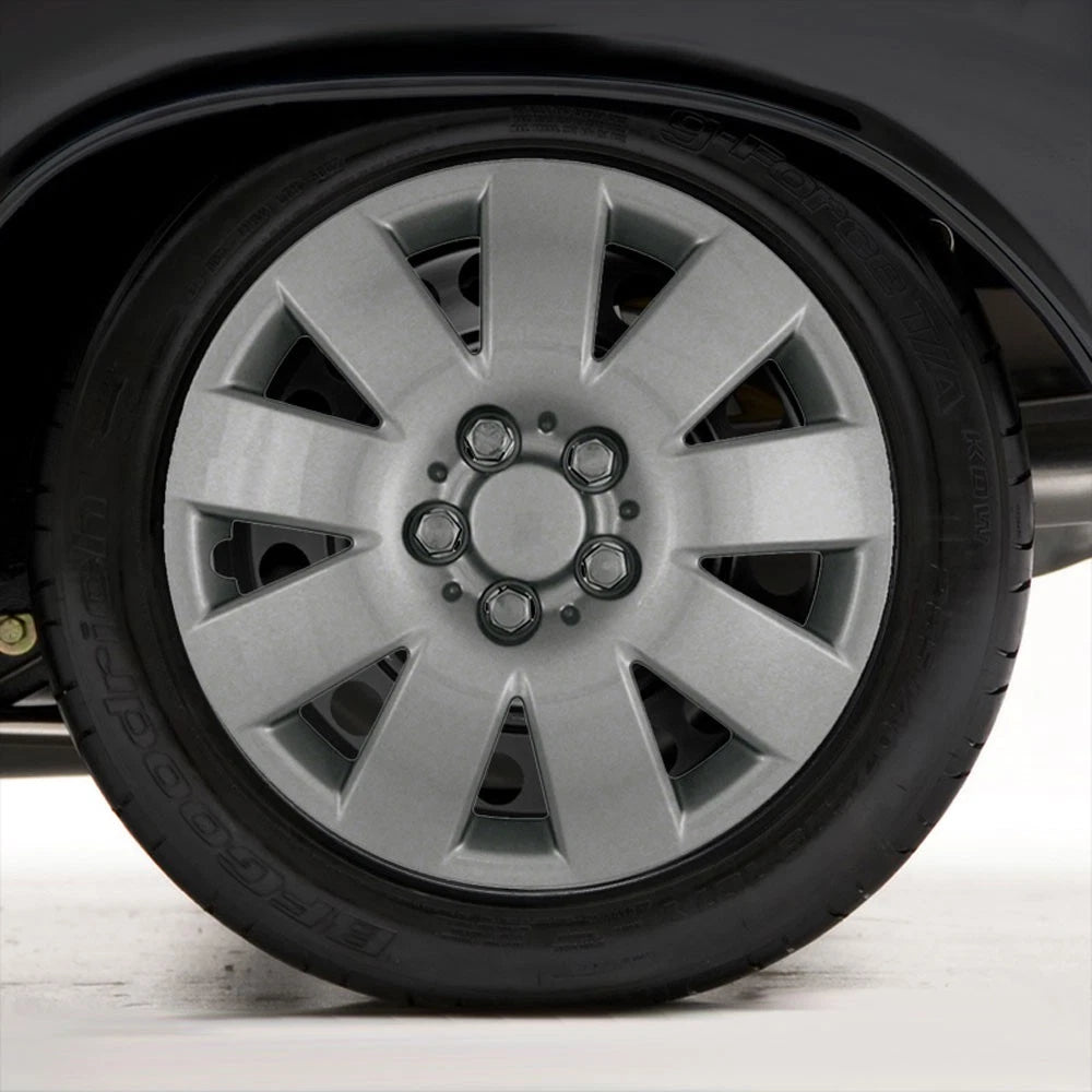 Set of Four 15" Silver Hubcap Wheel Covers for 2000-03 Toyota Corolla (Push-on)