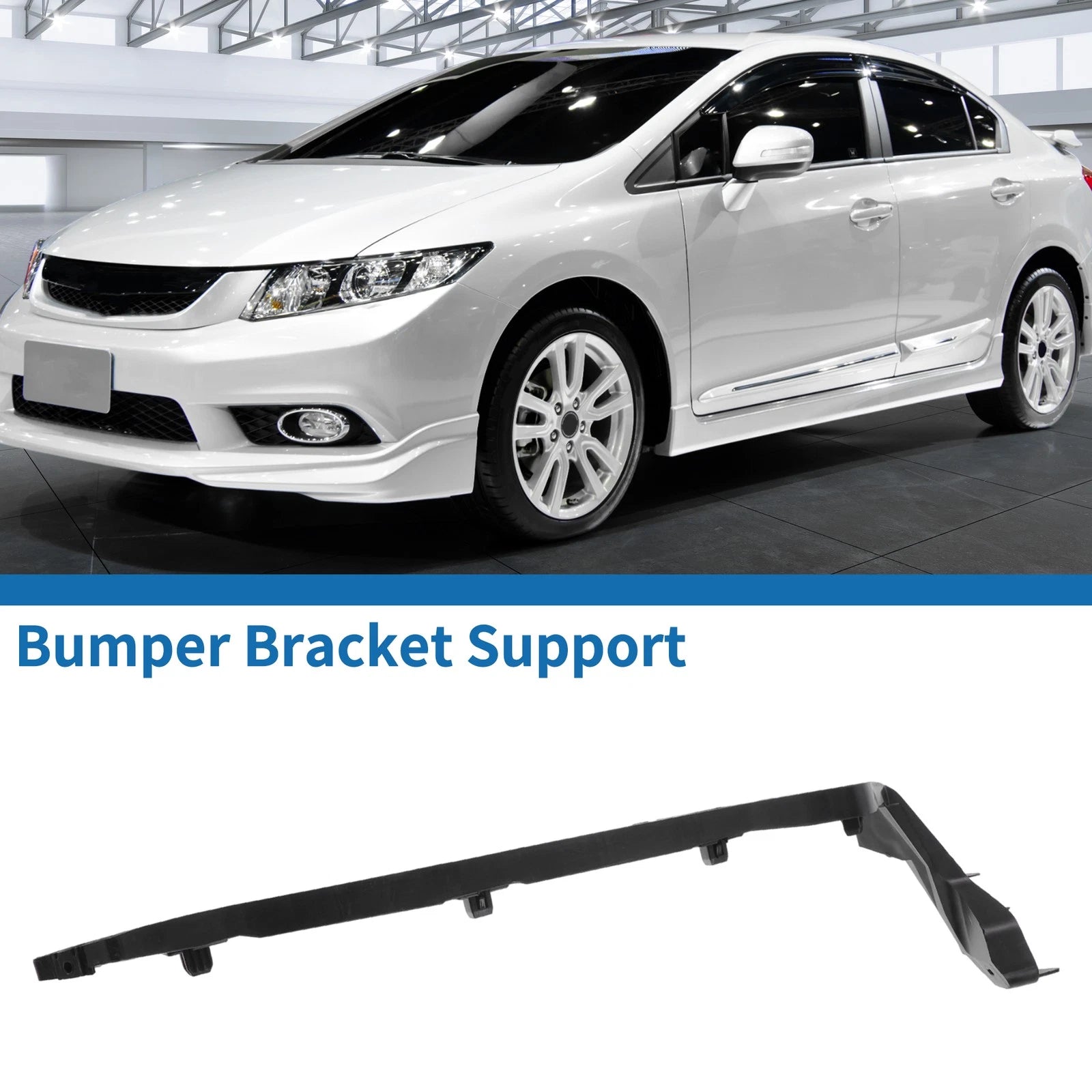 1pc Left Rear Bumper Retainer Bracket No. 71598TR0A02 for Honda Civic (2012)