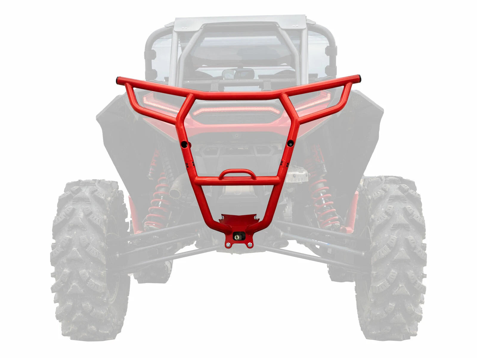 SuperATV Rear Bumper for RZR XP Turbo S (2018–2021) - Red