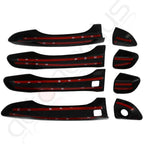 Set of 2 Carbon Fiber Door Handle Covers for Hyundai Elantra (2017–2020)