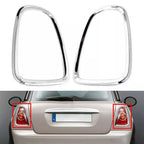 Silver Tail Light Covers for BMW Mini Cooper R56 R57 R58 R59 (2007-2014)