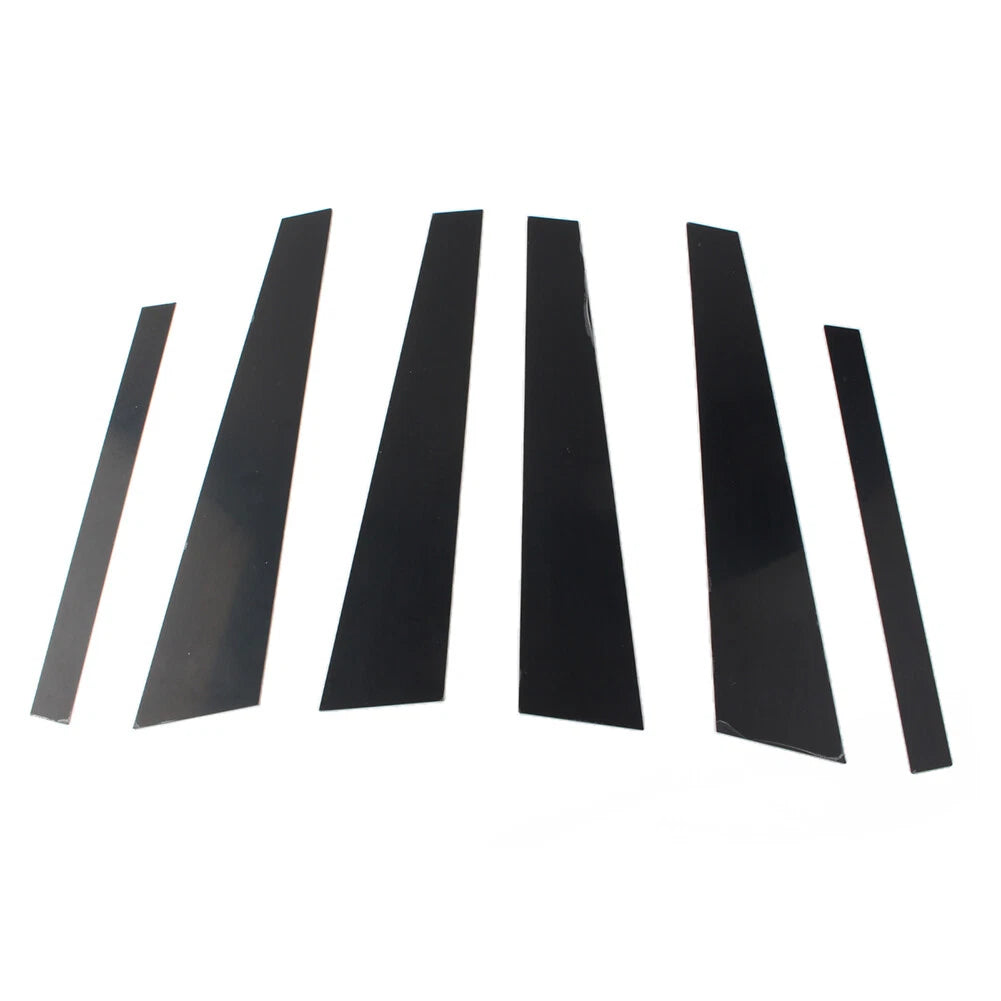 Set of 6 Door Window Pillar Post Trim Covers for BMW 5 Series E60 (2004–2010)