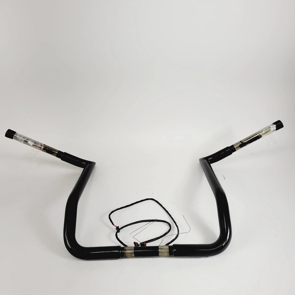 14" Black Wired Monkey Handlebars for Harley Batwing (2014–2023)