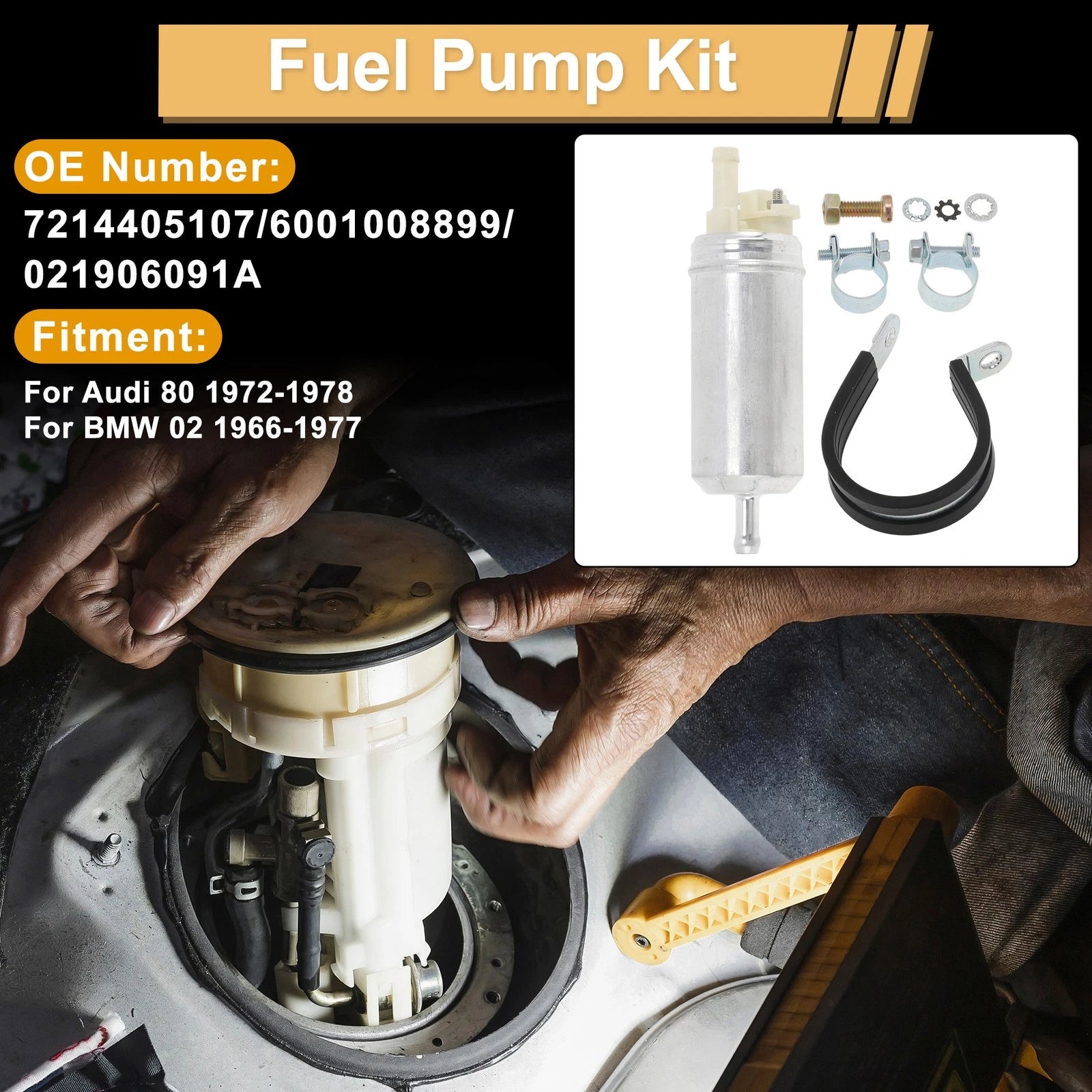 Fuel Pump Set for Audi 80 (1972–1978) Replaces 7214405107
