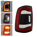 Black Tail Lights for Dodge Ram 2500 (2019-2022) LED Left + Right Side