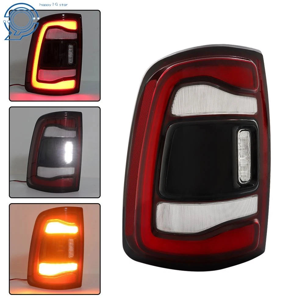 Black Tail Lights for Dodge Ram 2500 (2019-2022) LED Left + Right Side