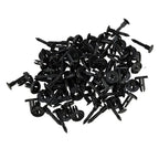 100 x 6mm Bumper Bonnet Trim Clips for Universal Vehicles