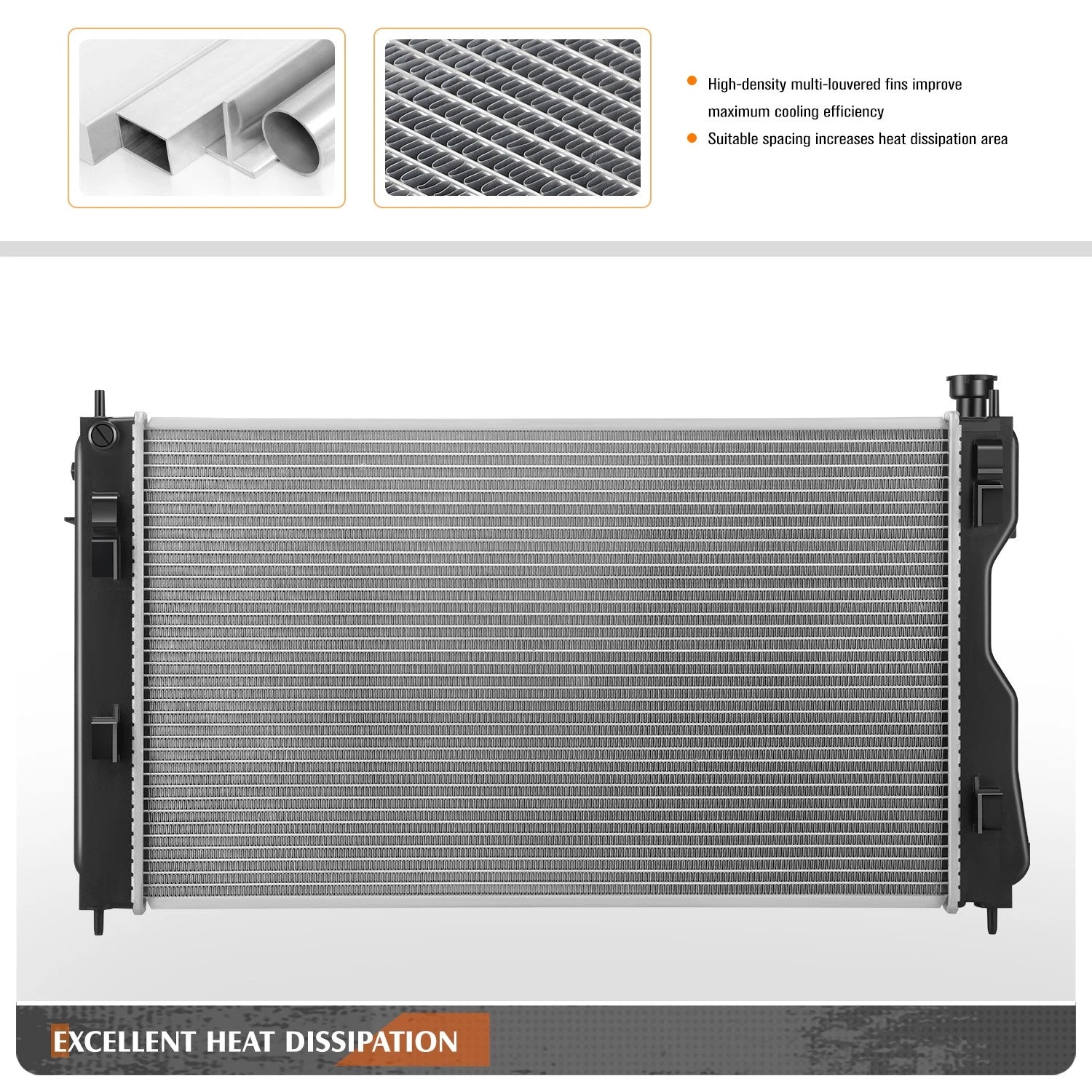 2X Aluminum Core 2-Row Cooling Radiator for Chevy Camaro/Pontiac Firebird (1993–2002)