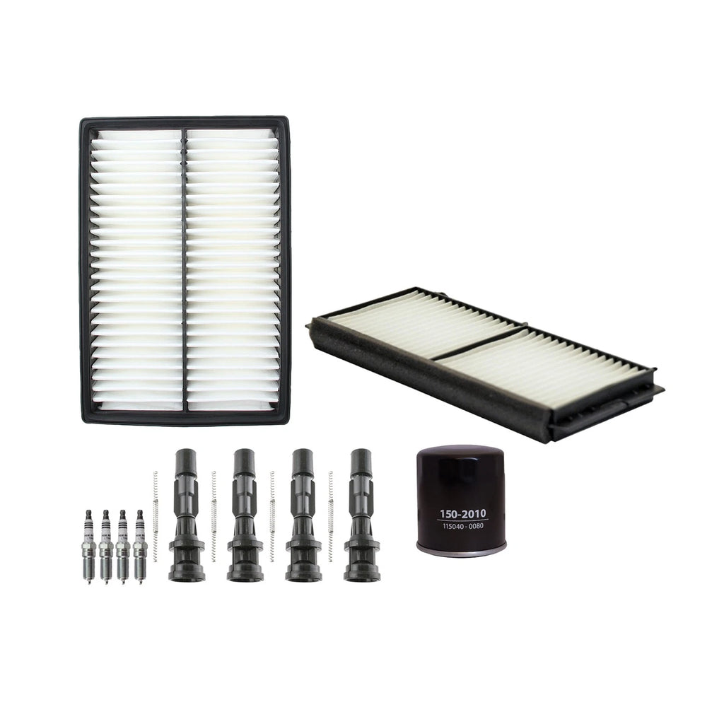 Tune Up Kit with 4 NGK Spark Plugs & Boots for Mazda 3 (2004–2009)