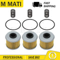 3 Oil Filters w/ O-Ring for Honda TRX450R TRX450ER (2004–2014) 15412-MEN-671
