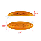 OE-Spec LED Front Raised Roof Clearance Marker Lights for Freightliner Cascadia (2018-2023)