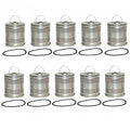 Set of 10 Engine Oil Filters for Wix 51010 (Cartridge Lube Metal Canister)