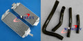 Aluminum Radiator + Black Hose for Suzuki RM 250 (1996-1998)