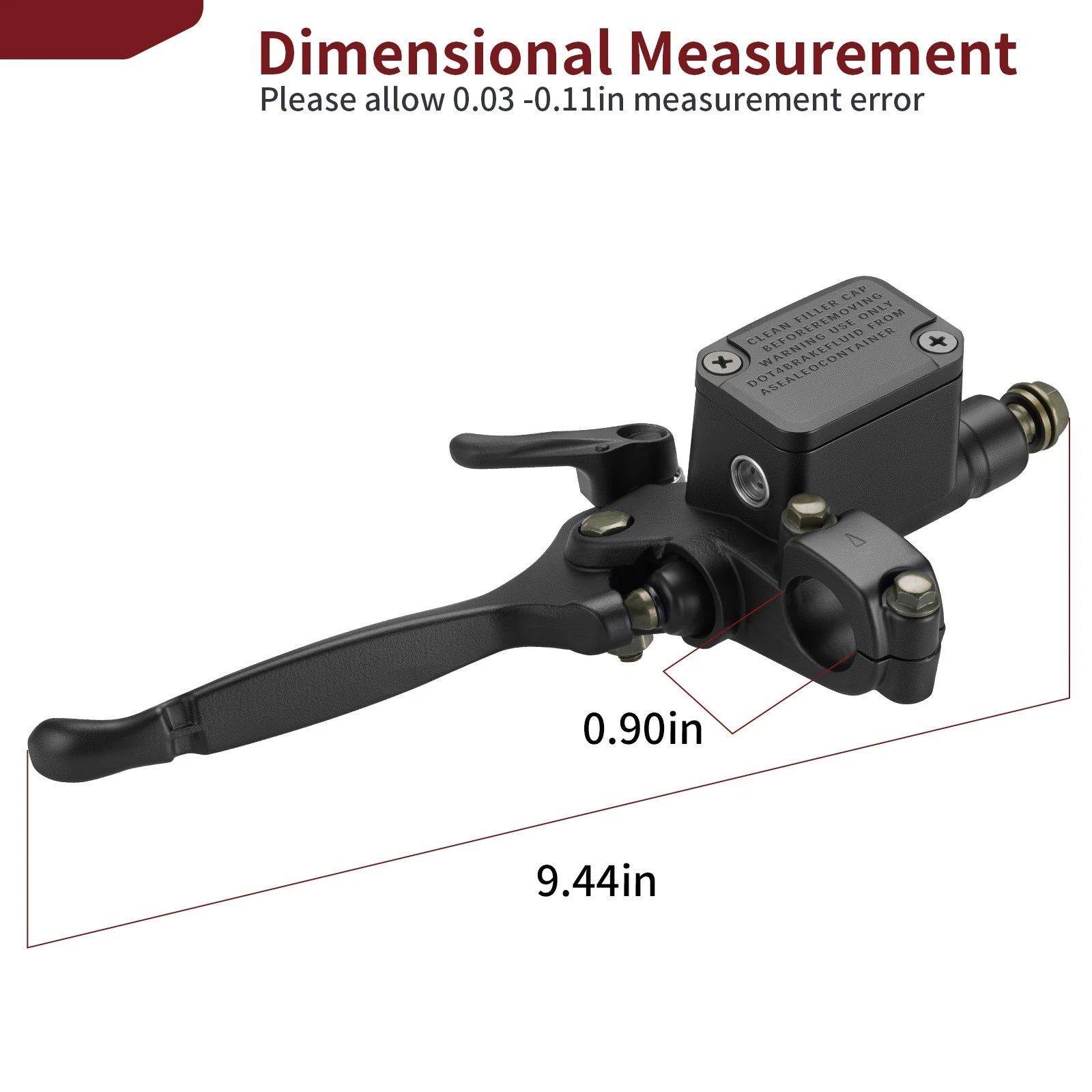 Master Cylinder Assembly for Ski-Doo Formula 380 500 583 600 670 700 800 (1994–2004)