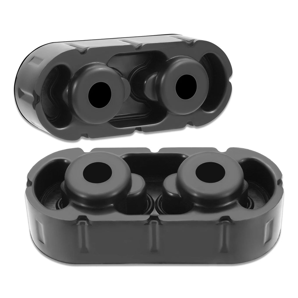 2X Exhaust Tail Pipe Mount Bracket Hanger Insulator for