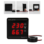 LED Digital Voltage Current Frequency Meter for Motor Equipment